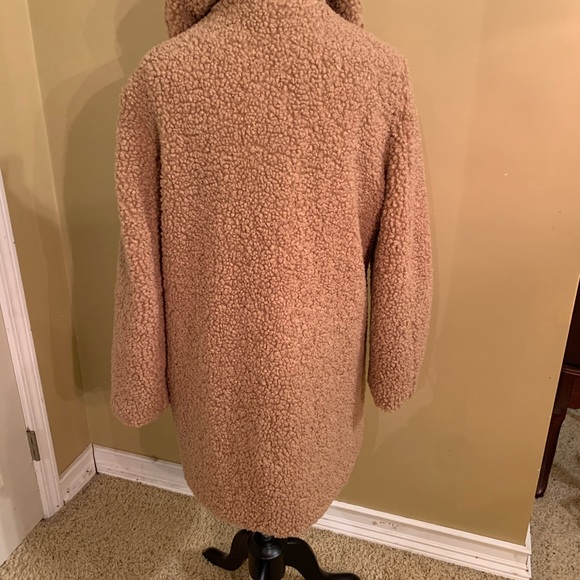 Teddy bear coat. Never worn. - Picture 3 of 5
